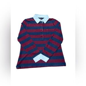 Land’s End Vintage Rugby Shirt Size Large (14-16)